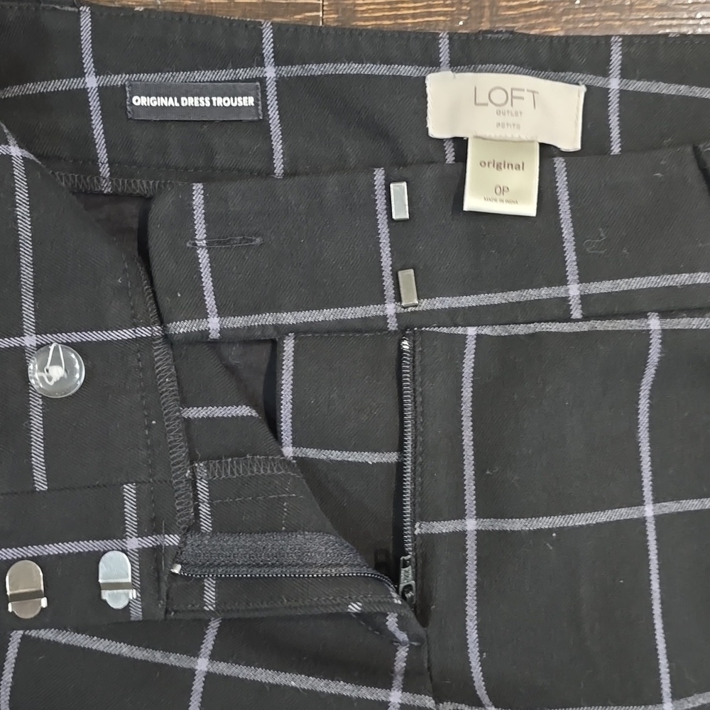 Loft Windowpane Original Dress Trouser - Picture 10 of 16